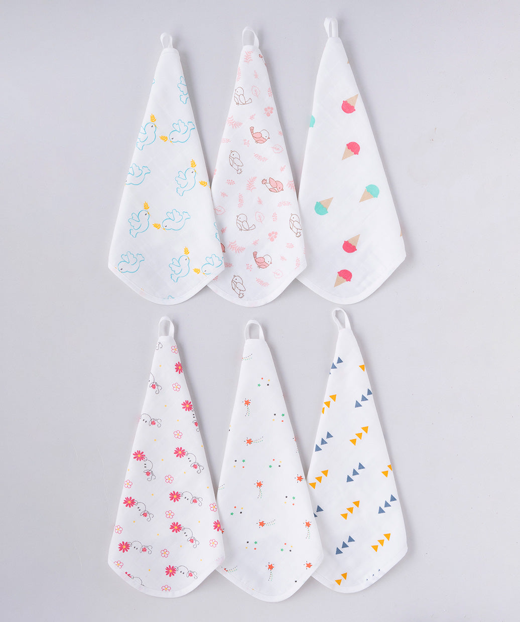 Wash Cloth Assorted (Any 2 prints) 2 Pcs Pack Combo 2