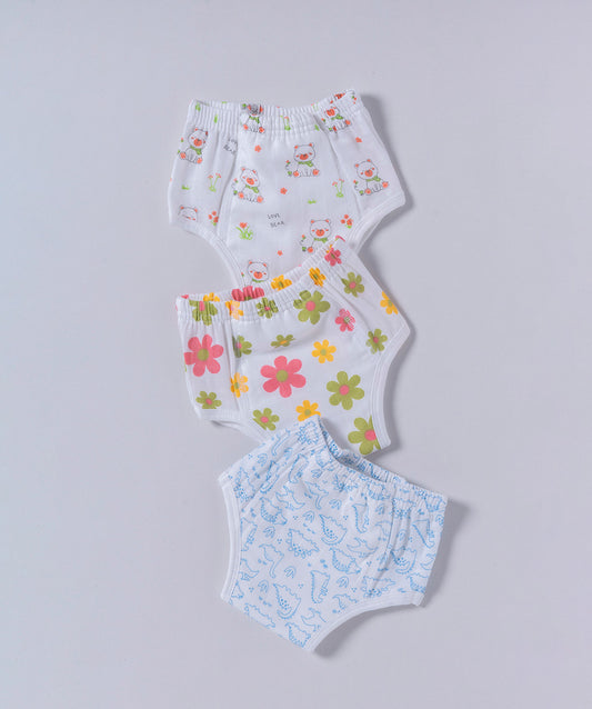 Muslin ULTRA Padded Underwear 3 Pc Pack Combo 8