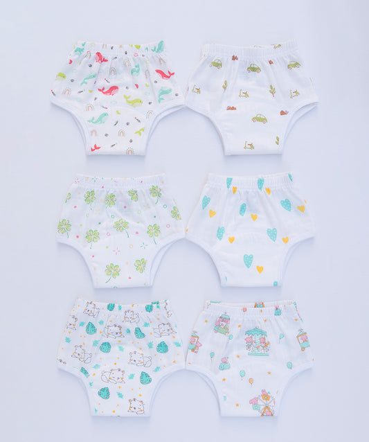 Muslin Padded Underwear 6 Pc Pack Combo 4
