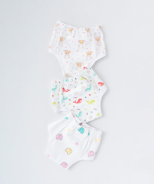 Muslin ULTRA Padded Underwear 3 Pc Pack Combo 3