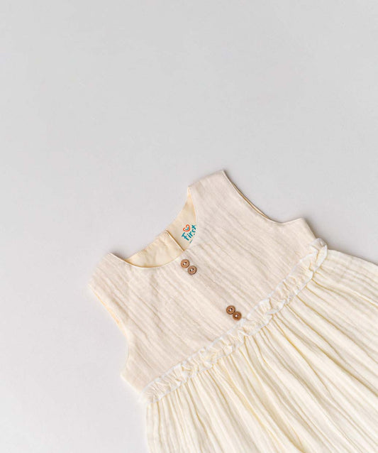 Muslin Bubble Crinkle Grace Frock - Cosmic