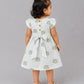 Muslin Cap Sleeve Frock - Frost Tiger Rainbow