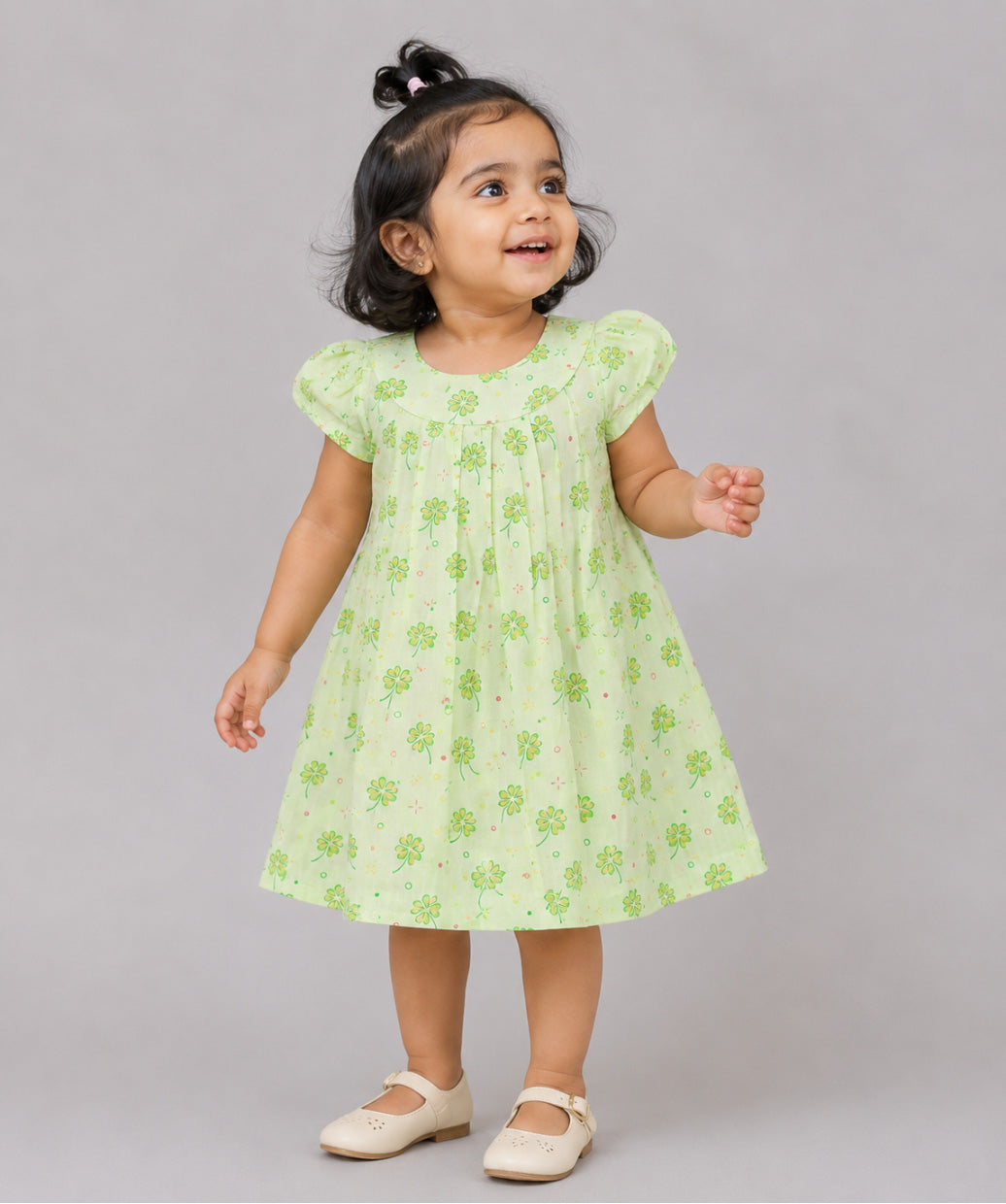 Muslin Cap Sleeve Frock