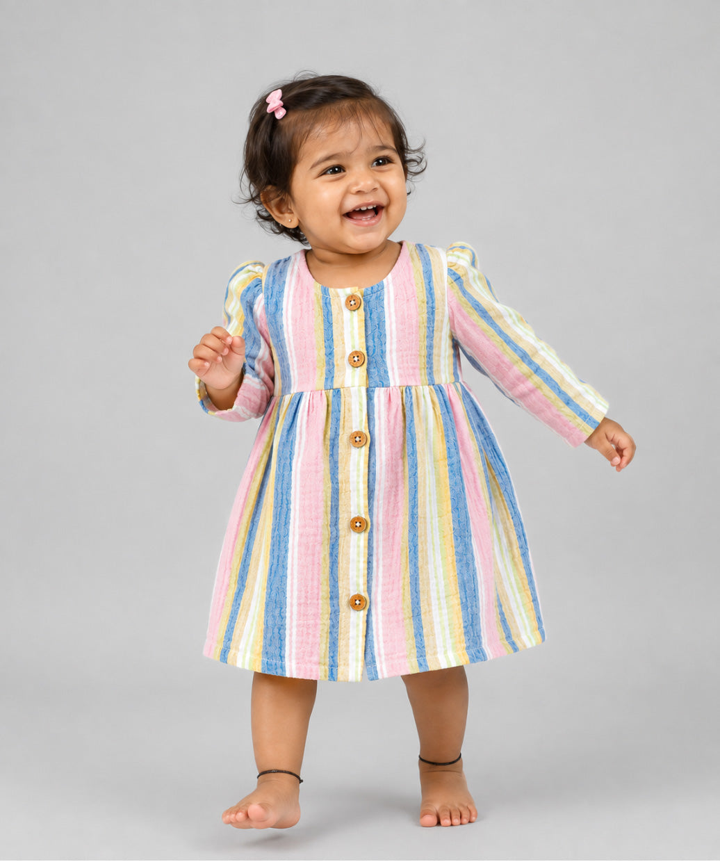 Y/D Muslin Crinkle Breezy Frock