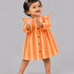Y/D Muslin Crinkle Breezy Frock Full Sleeve - Bengal Stripe
