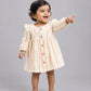 Y/D Muslin Crinkle Breezy Frock Full Sleeve - Awning Stripe