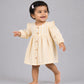 Y/D Muslin Crinkle Breezy Frock Full Sleeve - Pencil Stripe