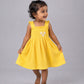 Muslin Bubble Crinkle Smocking Frock - Crayola