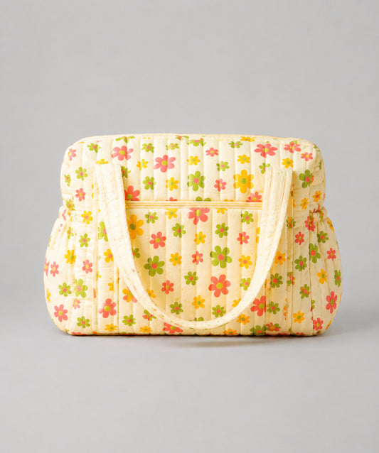 Muslin Diaper Bag Vanilla Petals