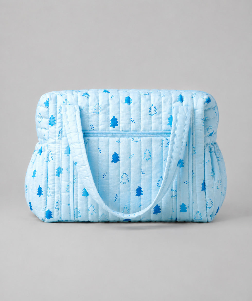 Muslin Diaper Bag Blue Fir Tree