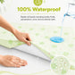 Poplin Cotton Dohar (Premium Bed Protector) - Fluo Green Buttercup