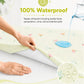 Poplin Cotton Dohar (Premium Bed Protector) - Lime Cream Bloom