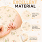 Poplin Cotton  Dohar (Premium Bed Protector) - Apricot Sherbet Backpack