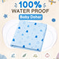 Poplin Cotton Dohar (Mattress Protector/Receiving Sheet) - Blue Fir Tree