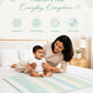 Poplin Cotton Dohar (Premium Bed Protector) - Multicolor Stripes