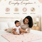 Poplin Cotton  Dohar (Premium Bed Protector) - Salsa Rose Airjet