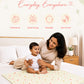 Poplin Cotton  Dohar (Premium Bed Protector) - Lt. Yellow Contours