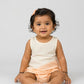 Muslin Frock (Duo) Panty Combo - Apricot Sherbet