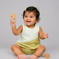 Muslin Frock (Duo) Panty Combo - Palm Green