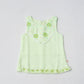 Muslin Boho Frock - Fluo Green Buttercup