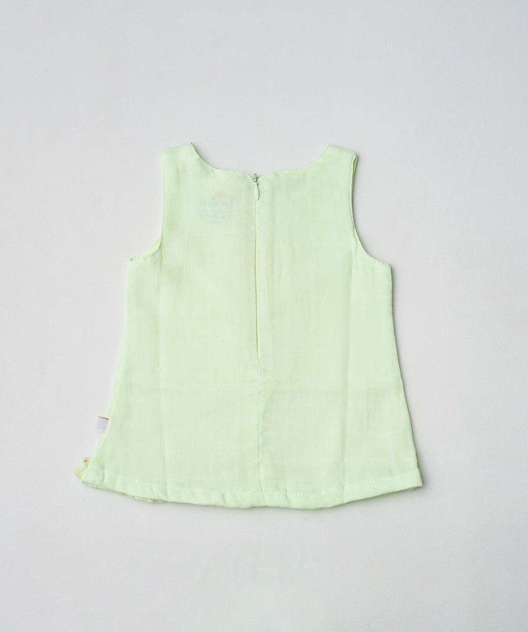 Muslin Boho Frock - Fluo Green Buttercup