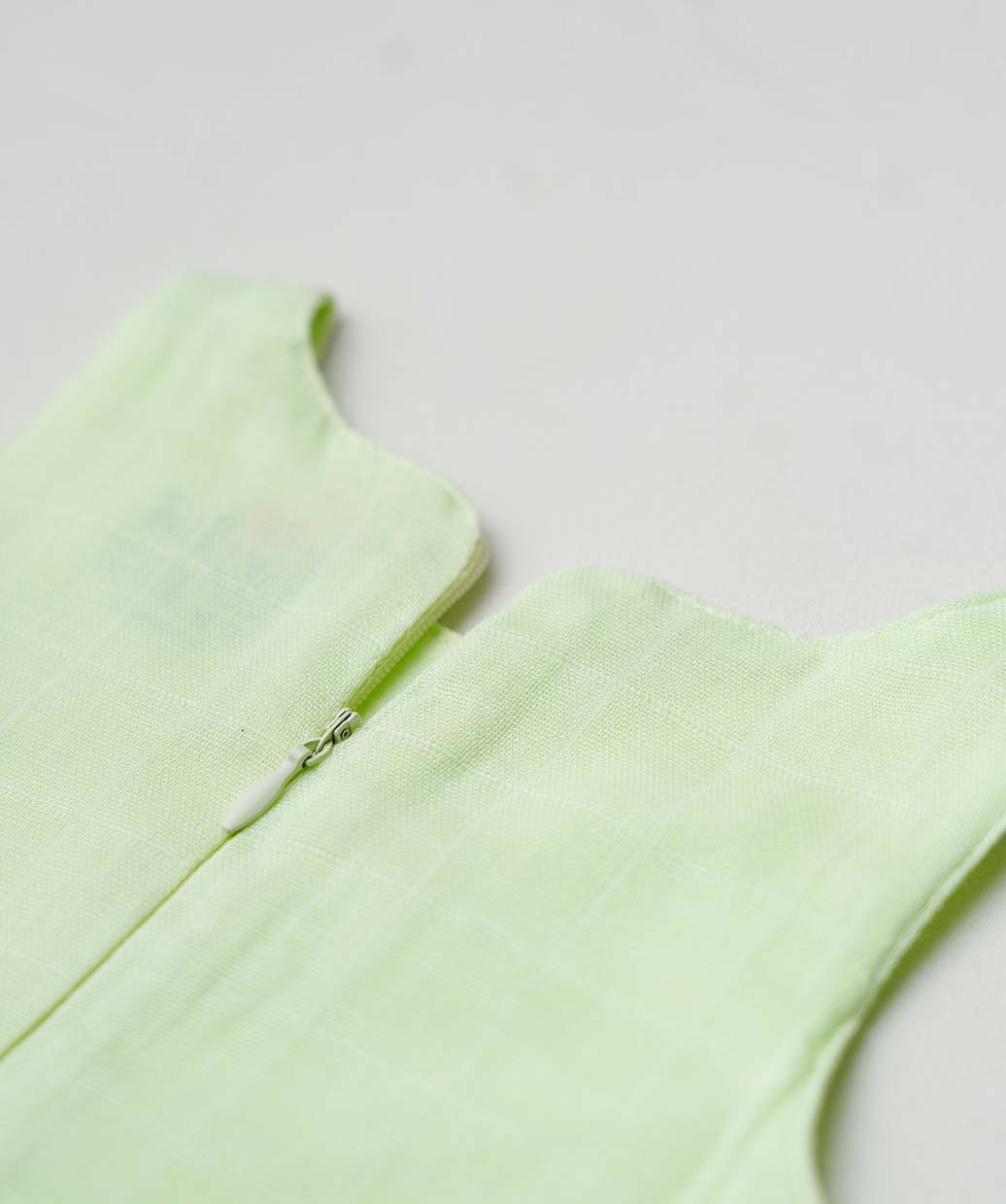 Muslin Boho Frock - Fluo Green Buttercup