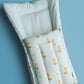 FIRSTIN Frost Joyous Giraffe Muslin Baby Carrier Nest