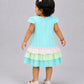 Seer Sucker Muslin Fusion Frock - Mint