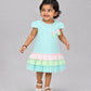 Seer Sucker Muslin Fusion Frock - Mint
