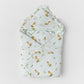 Muslin Frost Joyous Giraffe Baby Wrap Bed