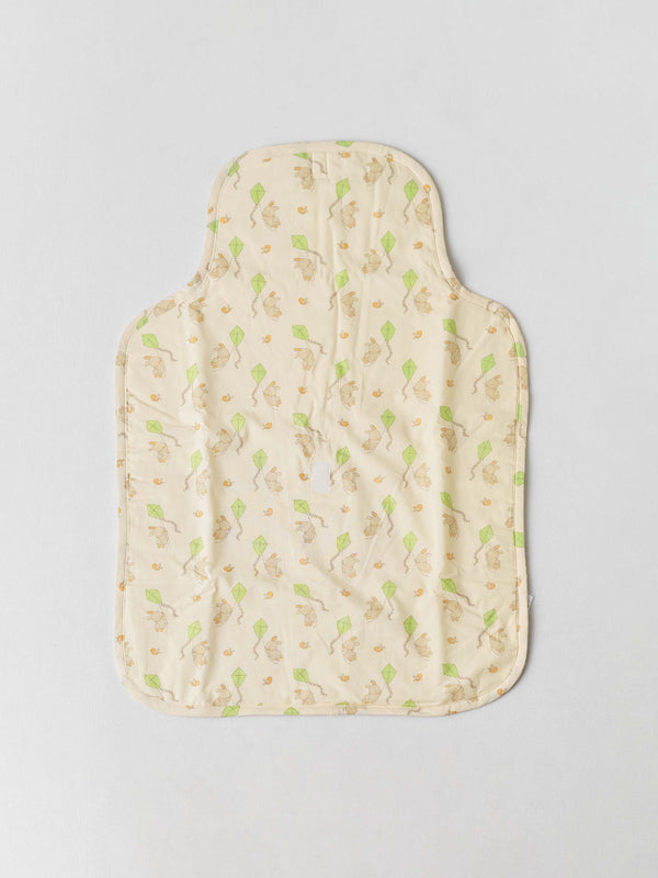 FIRSTIN Diaper Changing Mat - Vanilla Bunny Kite