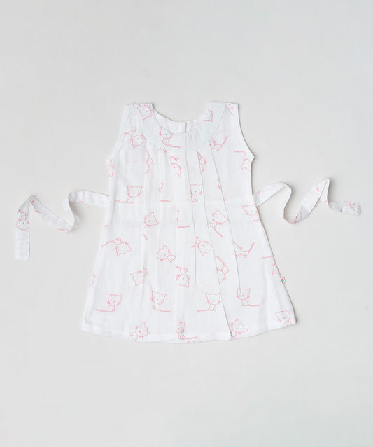 Muslin Pintuck Frock - Kitty