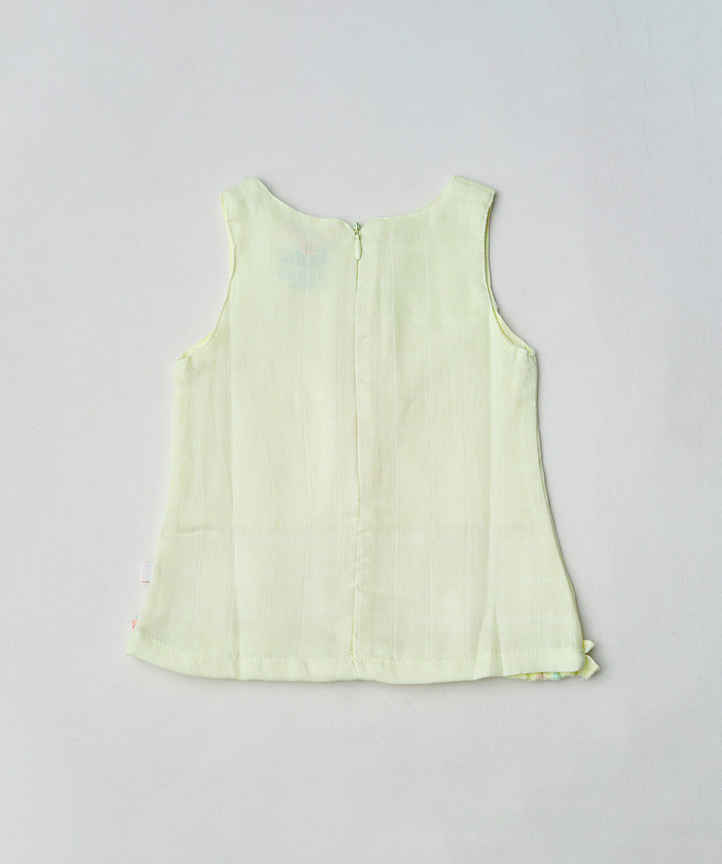 Muslin Boho Frock - Lime Cream Anthurium