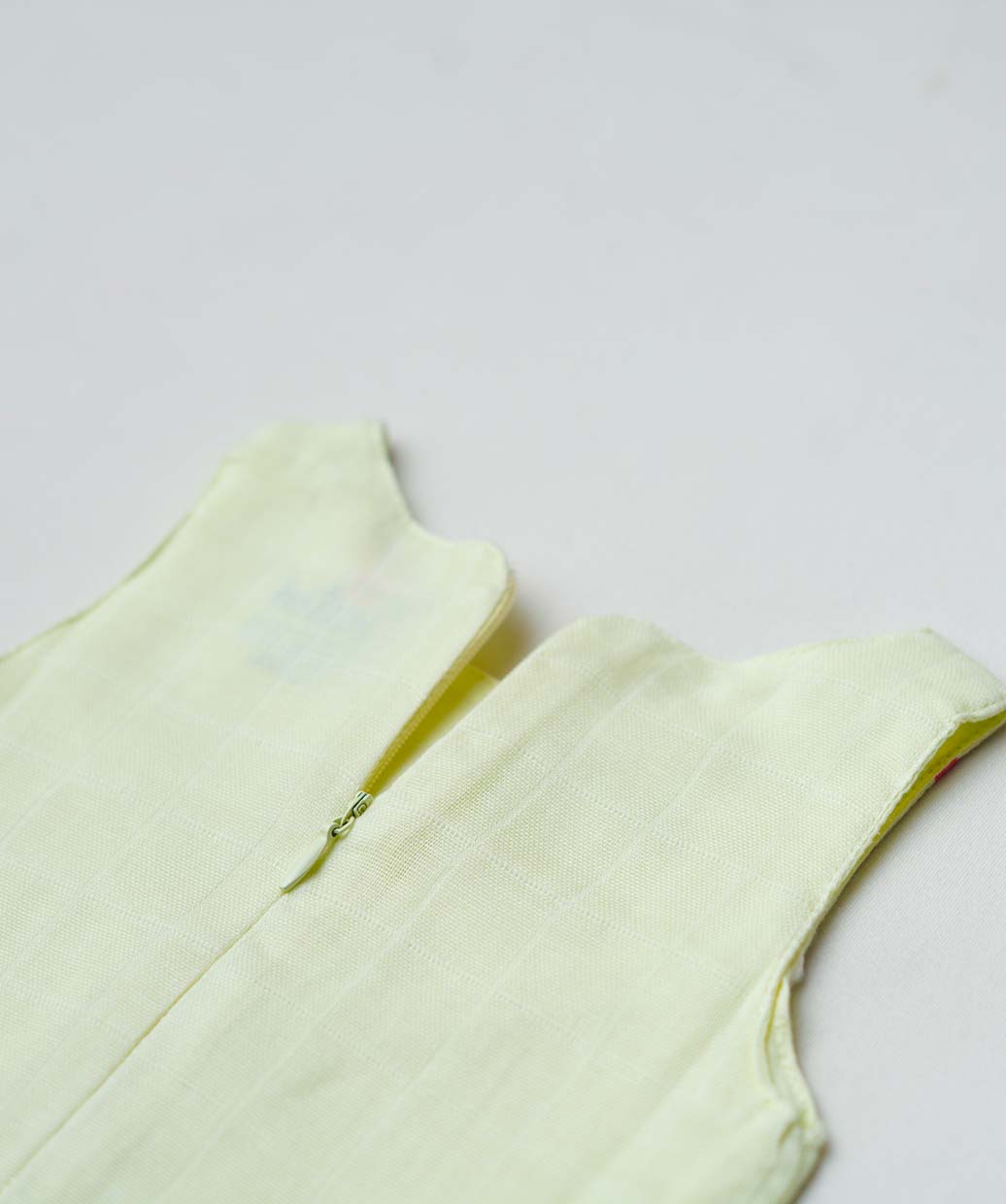 Muslin Boho Frock - Lime Cream Anthurium