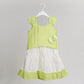 Ira Top With Skirt (Sleeveless) - Neon Green