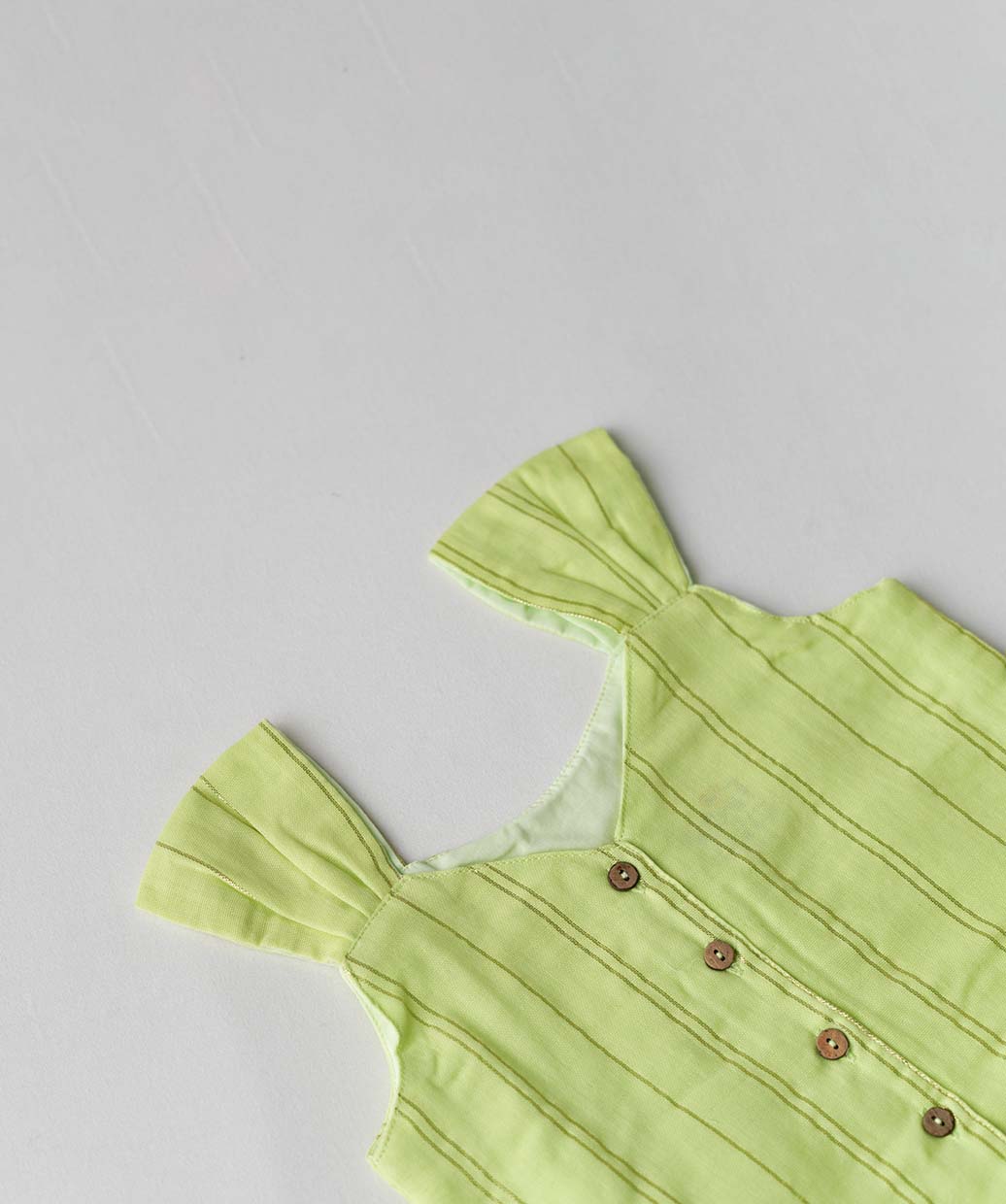 Ira Top With Skirt (Sleeveless) - Neon Green