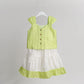 Ira Top With Skirt (Sleeveless) - Neon Green