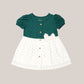 Lurex Dobby Frock - Shimmer Opal