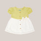 Lurex Dobby Frock - Shimmer Palm Green