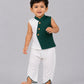 Lurex Dobby Waist Coat-Dhoti Pant - Opal