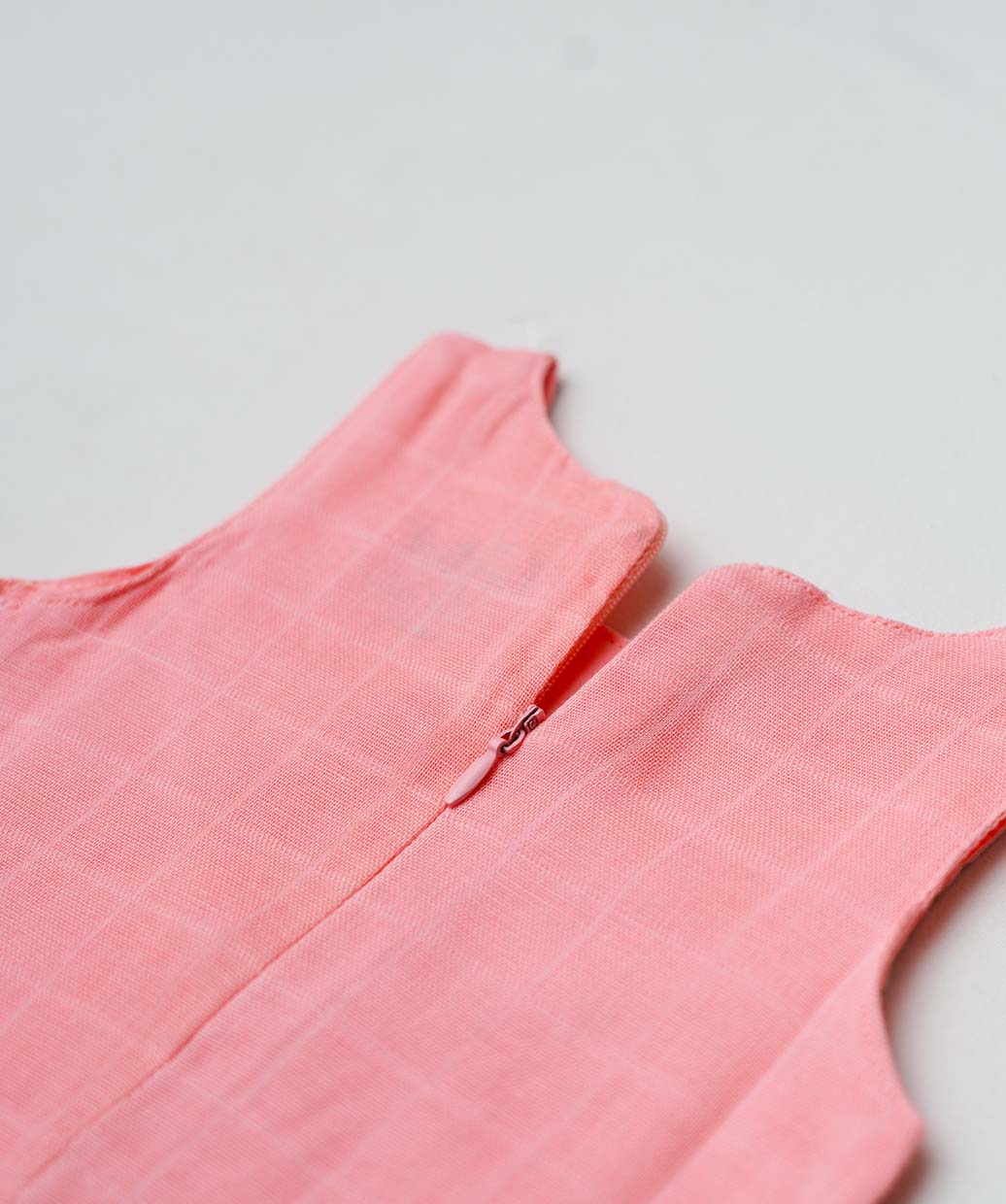 Muslin Boho Frock - Melon Pink Maple