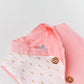 Lurex Dobby Waist Coat-Dhoti Pant - Melon Pink