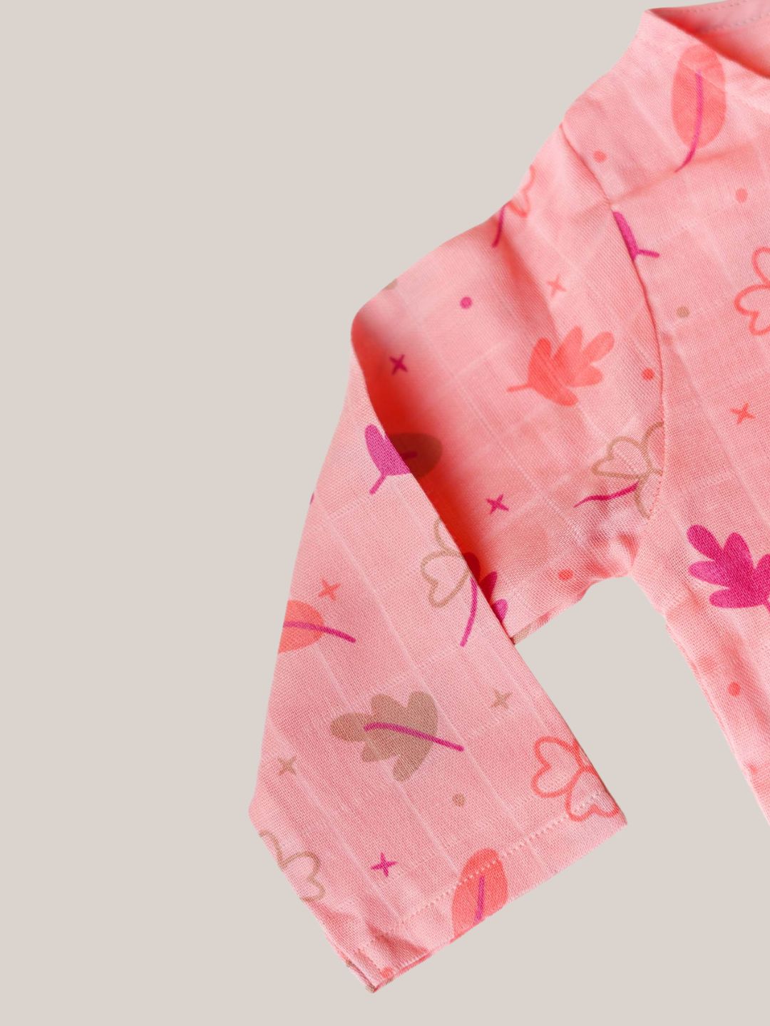Muslin Pyjamas Set - Melon Pink Maple