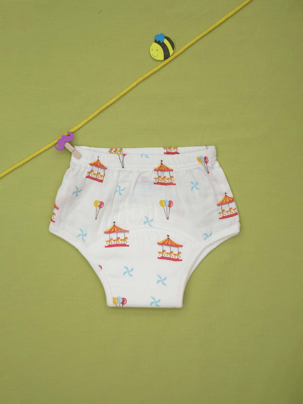 FIRSTIN Muslin Padded Underwear - Merry Go Round