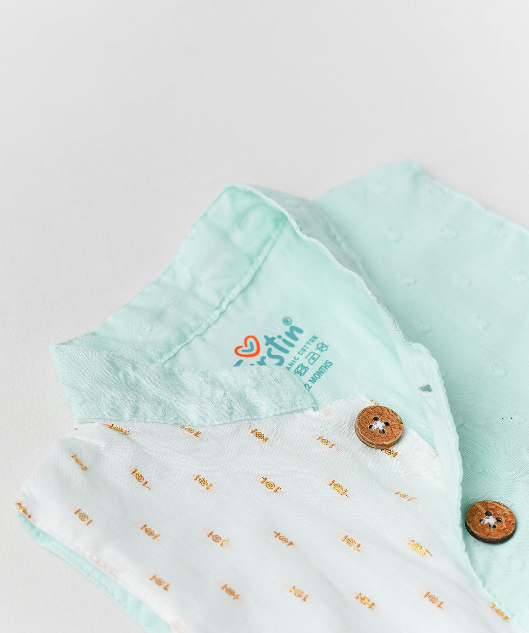 Lurex Dobby Waist Coat-Dhoti Pant - Mint