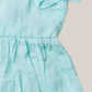 Swiss Dobby Half Sleeve Casual Frock - Mint