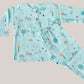 Muslin Pyjamas Set - Mint Cliff