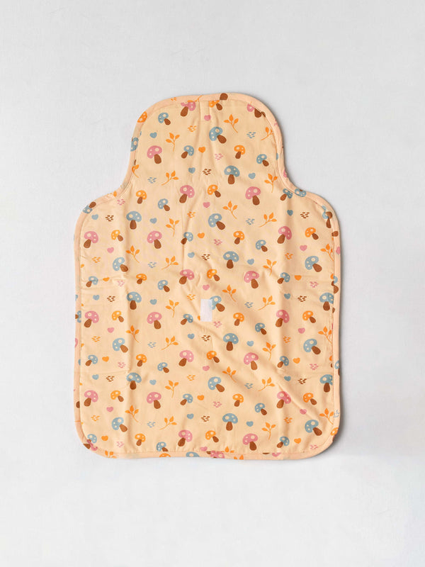 FIRSTIN Diaper Changing Mat - Apricot Sherbet Mushies