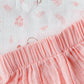 Muslin Pyjama Patiala Set - (W) Melon Pink Sparrow