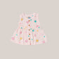 Muslin Front Open Sleeveless Frock - Salsa Rose Buddy